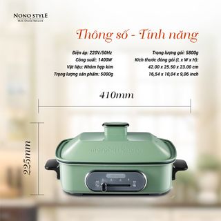 Bộ Nồi Điện Đa Năng - Chính hãng Morphy Richards