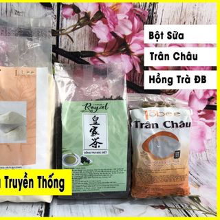 COMBO TRÀ SỮA TRUYỀN THỐNG - Bộ 3 Hoàn hảo (Hồng trà - Bột sữa - Trân châu ) Giá cực SỐC giá sỉ