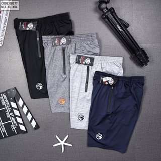 Quần short thun thể thao nam in logo hình tròn
