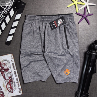Quần short thun thể thao nam in logo hình tròn