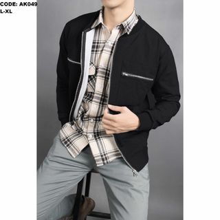 Áo khoác nam Bomber 2 màu cao cấp