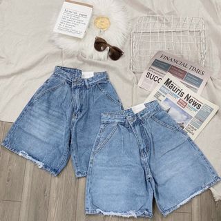Quần short jean ngố nữ cao cấp