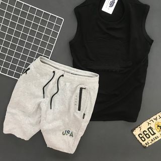 Set bộ nam áo ba lỗ quần short