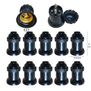 Sỉ 100 Đui đèn E27 đuôi xoáy 27mm treo thả trang trí ngoài trời chống chịu nước -ODx