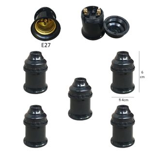 Sỉ 100 Đui đèn E27 đuôi xoáy 27mm treo thả thông dụng -Hx