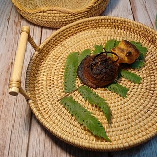 Khay mây guột có tay cầm