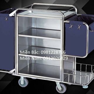 Tổng đại lý xe dọn buồng phòng khung inox cao cấp tốt nhất tại Cần Thơ giá sỉ