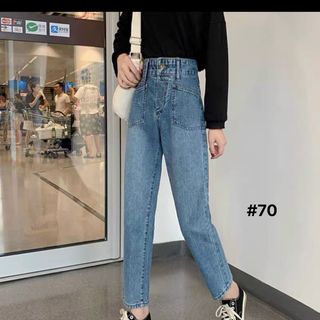 Quần baggy jean nữ đại, big size