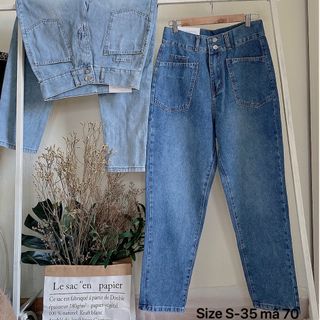 Quần baggy jean nữ đại, big size