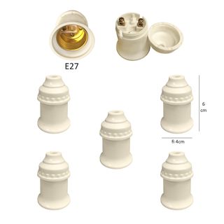 Sỉ 100 Đui đèn E27 đuôi xoáy 27mm treo thả thông dụng -Hx