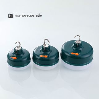 Bóng đèn LED sạc tích điện, đèn led sạc pin ánh sáng trắng, có đế hít nam châm, móc treo kèm theo, bóng đèn gia dụng ánh sáng trắng, chống thấm nước, công suất 24W HL145