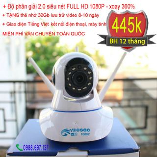 Camera yoosee xoay360 siêu nét FullHD 1080P giá sỉ