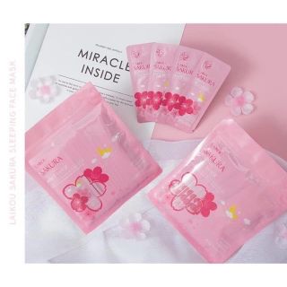 Mặt nạ ngủ hoa anh đào sakura laikou