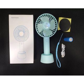 Quạt Mini Tích Điện Cầm Tay Có Đế Để Bàn