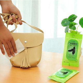 Túi 10 miếng khăn lau tẩy trắng giày diệt khuẩn, chống ố, tiện lợi mọi nơi