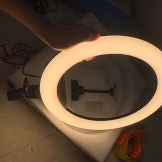 Đèn livestream size 36cm, 3 kẹp điện thoại Livestream bán quần áo, mỹ phẩm