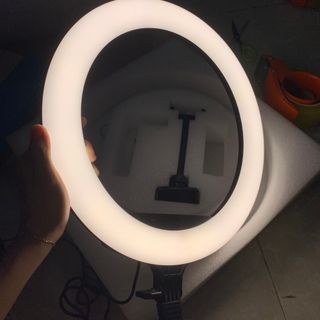 Đèn livestream size 36cm, 3 kẹp điện thoại Livestream bán quần áo, mỹ phẩm