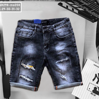 Quần short nam rách nhẹ cao cấp ms058