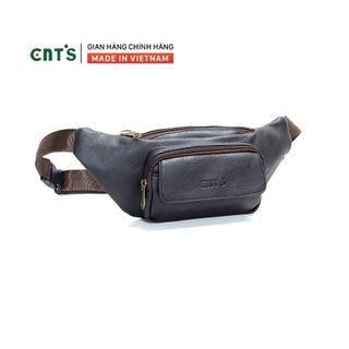 Túi bao tử CNT unisex TĐX 55 đeo được 2 kiểu năng động NÂU