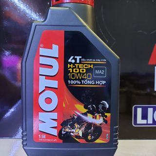 Motul H Tech 100 10W40 SN,MA2 tổng hợp toàn phần 1L