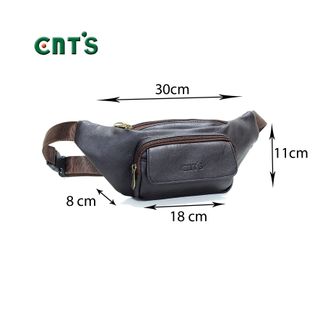 Túi bao tử CNT unisex TĐX 55 đeo được 2 kiểu năng động BÒ ĐẬM
