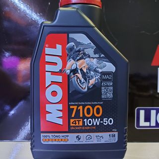 Motul 7100 10W50 SN,MA2,Ester Core tổng hợp hoàn toàn 1L