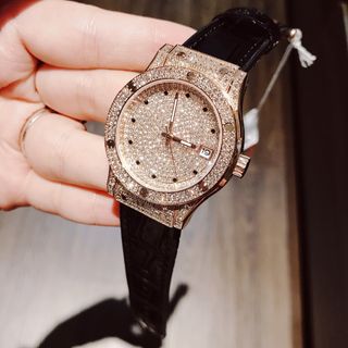Đồng hồ Davena nữ máy cơ bản rose