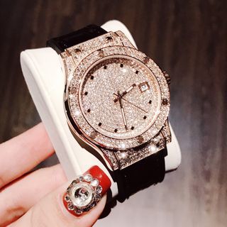 Đồng hồ Davena nữ máy cơ bản rose