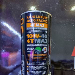 Xado Luxury Moto Racing 10W40 SN,MA2 tổng hợp toàn phần 1L