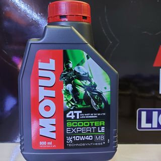 Motul Scooter Expert LE 10W40 SM, MB bán tổng hợp 80pml