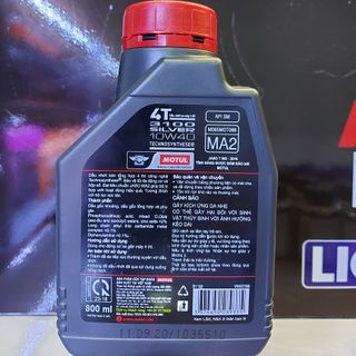 Motul 3100 Silver 10W40 SM,MA2 bán tổng hợp 800ml