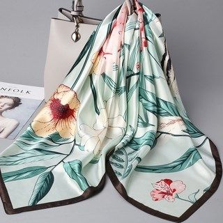 Khăn Quàg Cổ Hình Vuông 90cm Thanh Lịch Cho Nữ