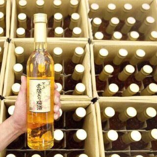 Nước Rượ. u Mơ vảy vàng Kikkoman Nhật Bản 500ml