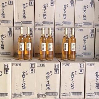 Nước Rượ. u Mơ vảy vàng Kikkoman Nhật Bản 500ml