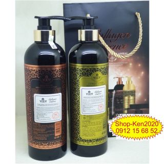 Cặp dầu gội xả Yody Collagen Essence (800ml x2) phục hồi và kích thích mọc tóc