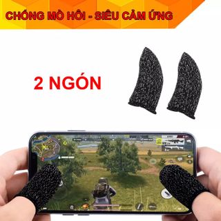Bộ bao 2 ngón tay chuyên dụng chơi game mobile chống ra mồ hôi tay cảm ứng siêu mượt Mã sản phẩm: 225378