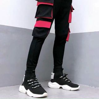 Quần kaki 2 túi hộp đỏ mềm mịn cá tính