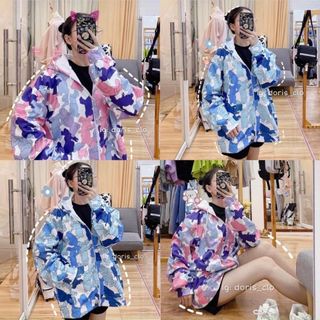 Áo khoác dù loang 2 lớp dù bao đẹp