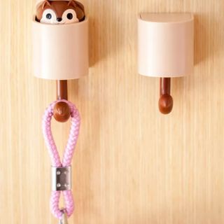 Móc treo đồ chìa khóa sáng tạo hình con sóc siêu đáng yêu