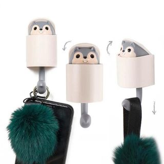 Móc treo đồ chìa khóa sáng tạo hình con sóc siêu đáng yêu