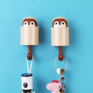 Móc treo đồ chìa khóa sáng tạo hình con sóc siêu đáng yêu