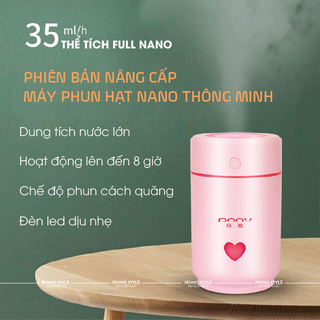 MÁY PHUN SƯƠNG CẤP ẨM VỚI ĐÈN LED NHIỀU MÀU SẮC