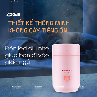 MÁY PHUN SƯƠNG CẤP ẨM VỚI ĐÈN LED NHIỀU MÀU SẮC