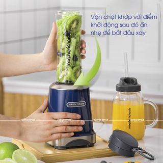 MÁY XAY TRÁI CÂY 02 CỐC ĐÔI - CHÍNH HÃNG MORPHY RICHARDS