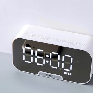 ️Loa Bluetooth Tráng Gương Kiêm Đồng Hồ️
