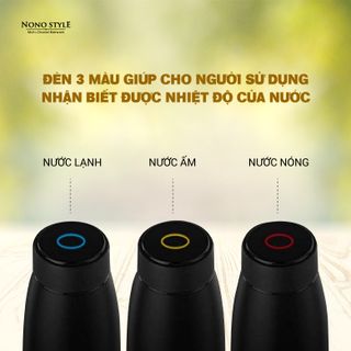 Bình giữ nhiệt có đèn cảnh báo nhiệt độ - ROCKSPACE