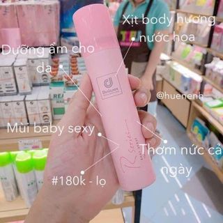 XỊT Thơm body RSERIE hương hoa hồng Thái Lan