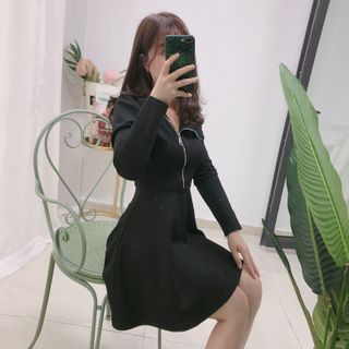 VÁY THU XUÂN PHONG CÁCH HEPBERN