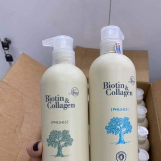 GỘI XẢ BIOTIN TRẮNG NHỎ 600ML ( auth)