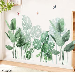 Decal Lá Cây Và Chuồn Chuồn YR6920